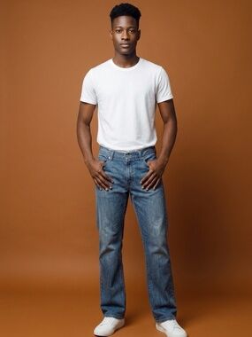 Men's Levi Jeans, Low Boot Cut 527, 36 x 32